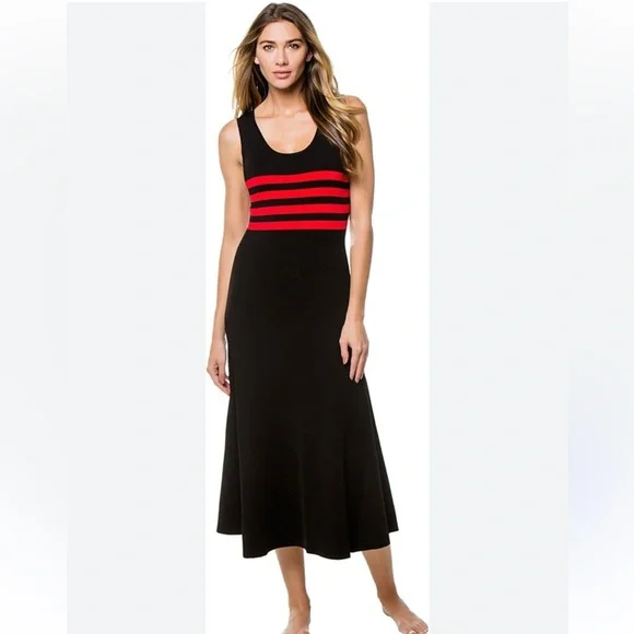 Cynthia Rowley | Dresses | Cynthia Rowley Riviera Striped Jersey Knit Midi  Dress | Poshmark